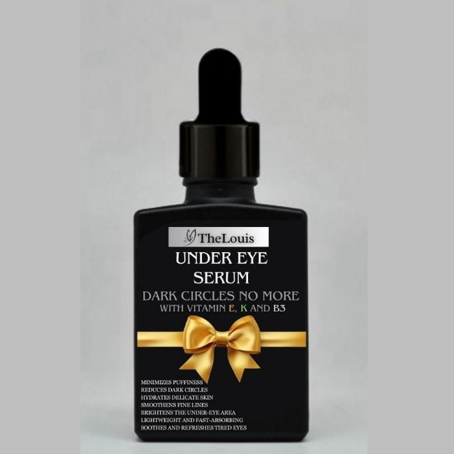 Revitalize tired eyes with our Under Eye Serum. This specialized formula reduces puffiness, diminishes dark circles, and hydrates delicate skin, leaving your under-eye area refreshed and rejuvenated. Rediscover the sparkle in your eyes with every application.